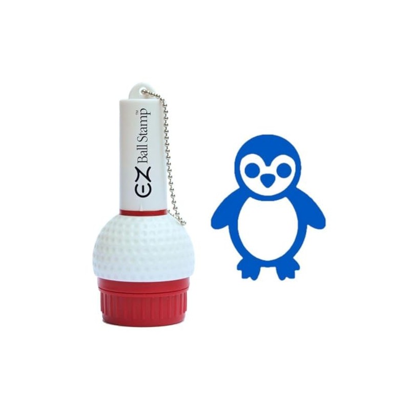 EZBallStamp - Sello de pelota de golf, diseño de pingüino