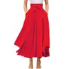 chouyatou Women's Elegant High Waisted Side Slit Irregular Bohemian Maxi