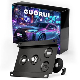 Heavy-Duty Front License Plate Holder Compatible with 2015-up Lexus NX RX, 2019-up UX, Especially The F-Sport Models, Rustproof Anti-Theft Mounting Kit No Drill Grille Black License Plate Frame