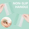 Púas de hilo dental de silicona suave, cepillo interdental para