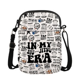 Combat Sport Crossbody Bag Brazilian Jiu Jitsu Gift BJJ Lover Gift Jiu Jitsu Player Gift (Jiu era CR EU)