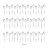 Mozaik Mini Recyclable Tasting Spoons, Silver (643114)