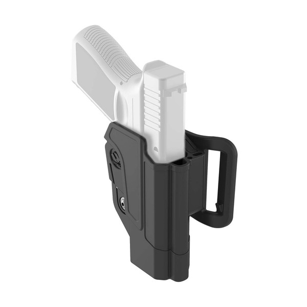 Orpaz G19 Holster Compatible with Glock 19 Holster, Right-Hand Modular OWB Holster (Level I Retention, Belt Holster)