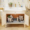 SIKADEER 19" x 19" Under Sink Mat Waterproof, Silicone Mat