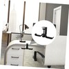 BIUDECO Under Desk Rotatable Aluminum Alloy Double Headphone Hanger Space