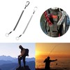 MHSKNHW Expandable Coil Strap, Set of 2 with Carabiner, Smartphone