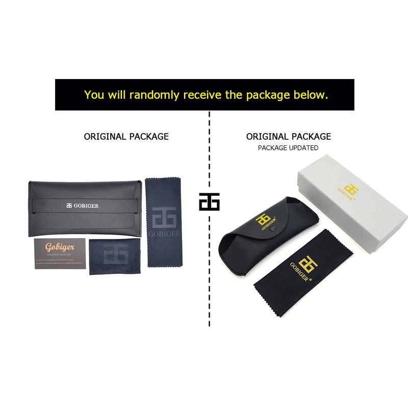 Gobiger Aviator Sunglasses for Men Retro Fashion Goggle Alloy Frame