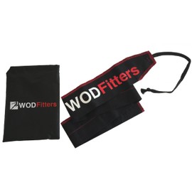 WODFitters Flexible Cloth Wrist Wraps - Strong, Flexible and Stylish Cloth Wrist Wraps Offer Superior Wrist Support with One Touch Adjustment for Weightlifting and Cross Training Strength, WODs