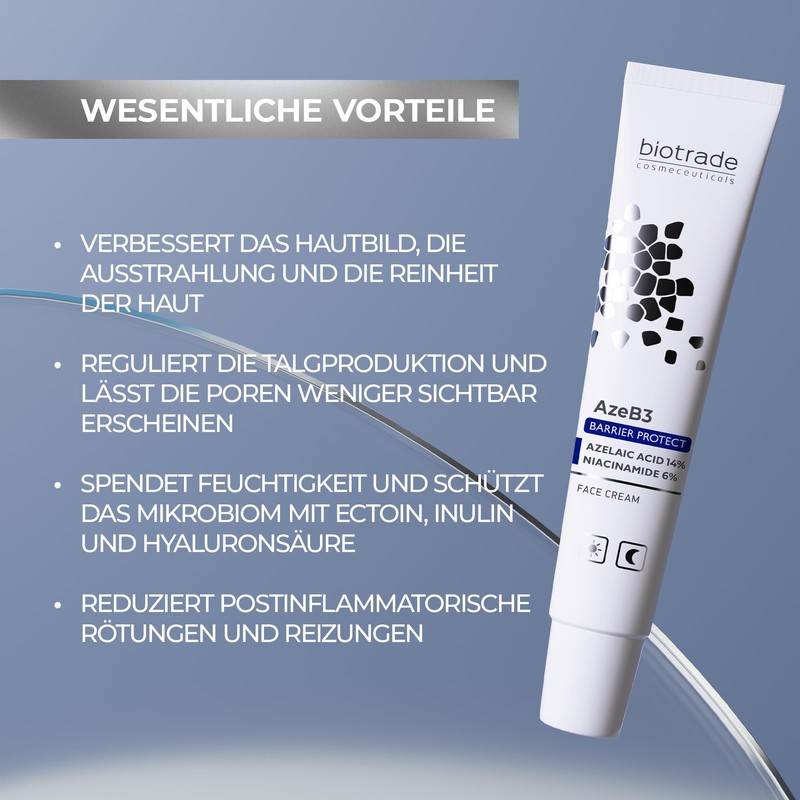 Biotrade AzeB3 Barrier Cream - Azelaic Acid 14% + Niacinamide