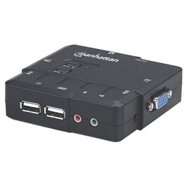 Manhattan 2-Port Compact KVM Switch (151252)