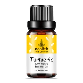 Neolith Turmeric Essential Oil 100% Pure & Natural Therapeutic Grade, Undiluted, Organic for Hair & Skin, Throat, Cold, 15ml