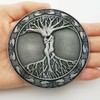 LAXPICOL Western Cowboy Celtic Tree Of Life Roots Branches Round