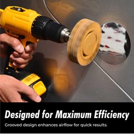 4-Inch Car Sticker Remover Kit - 2 Pack, Soft Rubber Decal Eraser Wheel Tool for Cars - Safe Adhesive Remover for Glass and Metal - Emblem and Vinyl Lettering Removal with Drill Adapter