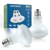 HARTOMPET 60W E26 Reptile Heat Lamp Bulbs, UVA Basking Spot