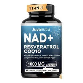 Nad Resveratrol Coq10acido Alfa Lipoicourolitina 60 Caps                                                                                              
