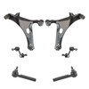 Front Steering & Suspension Kit Control Arms Ball Joints Tie