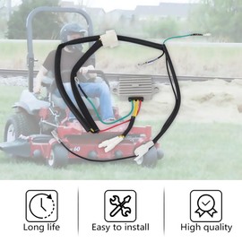 CUSTONEPARTS Voltage Regulator with Harness FIT Exmark Quest Radius E S Series Toro TimeCutter Titan Z-Master Replace 1367879 1279219 Direct OEM Replacement