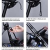 ENLEE Mountain Bike Tow Strap for Kids, Automatic Retractable Outdoor