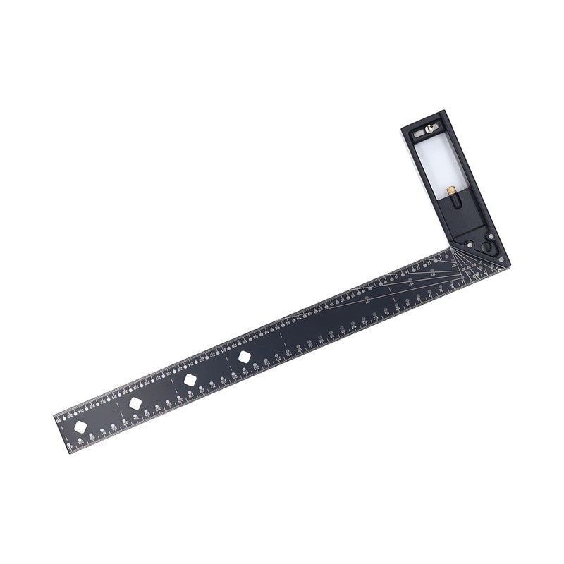 Multi Angle Measuring Ruler 40cm 16in 45 90 Degree Combination