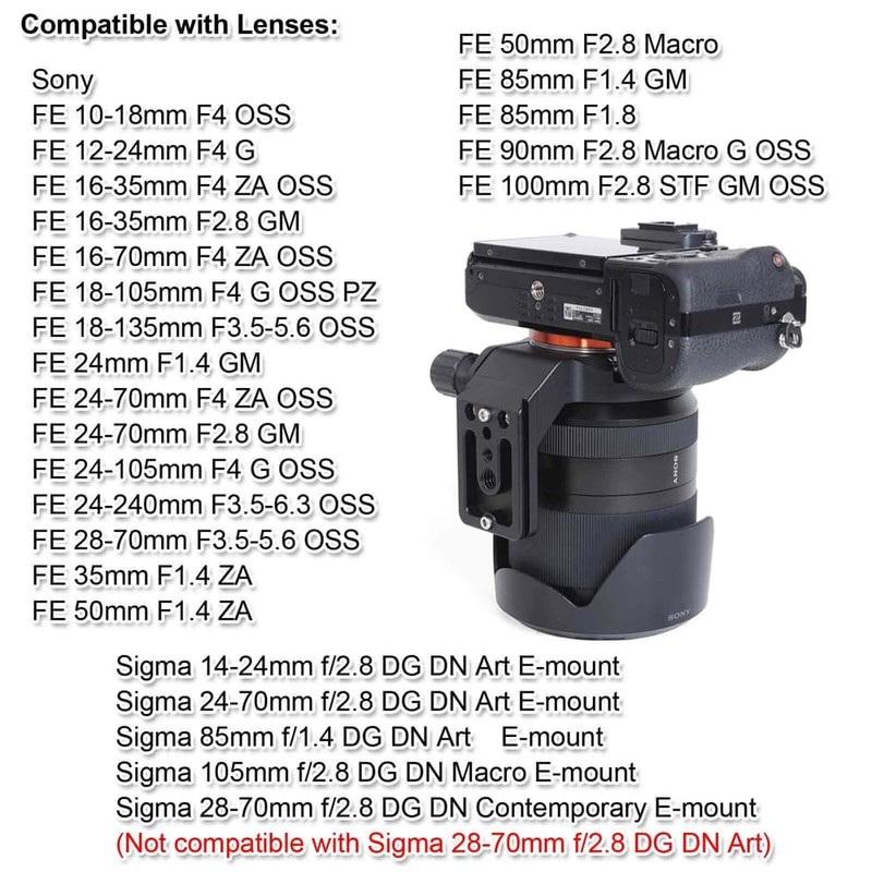 iShoot Ring Tripod Mount, Tripod Mount Ring, Lens Support Collar,