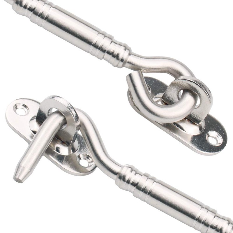 Stainless Steel Cabin Hook, Tiberham Heavy Duty Eye Latch Lock,