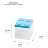 OMADA Design Confetti Container for Confetti or Candy, Brick Type,