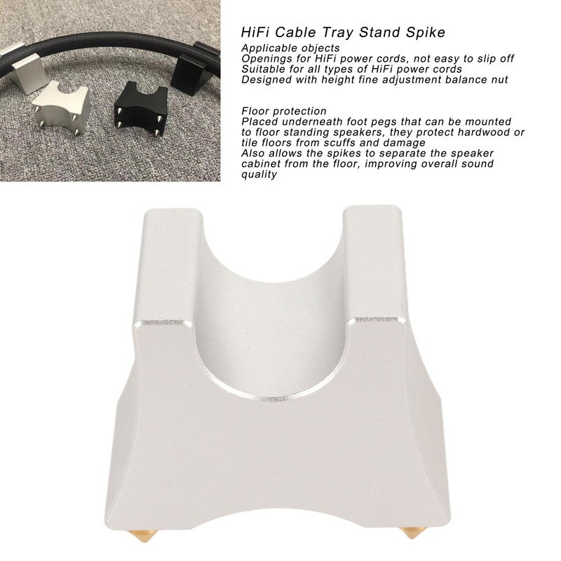 HiFi Cable Stand Spike Shock Absorbing Aluminum Alloy HiFi Speaker