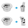 16PCS 5/8 Inch Roller Ball Transfer Bearing, Ball Bearing Rollers,