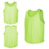 TopTie 12-Pack Scrimmage Vests, Kids & Adult Practice Jerseys, Breathable