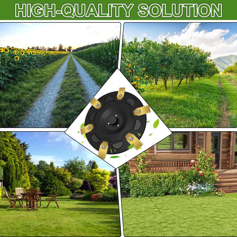 DGMI 6 Blade Disc, Robotic Lawnmower Blade Disc with Segway