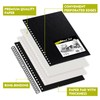 CONDA 8.5"x11" Double-Sided Hardbound Sketchbook, 80 Sheets Hardcover Sketchbook, Spiral