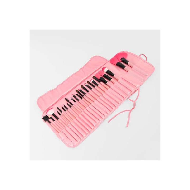 Artbox/WithMarket Beauty Shop Makeup Brush 24-Piece Set (Pink)