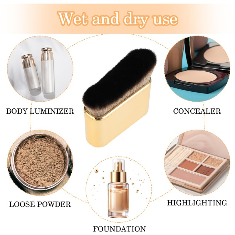 Self Tan Brush Soft Body Makeup Brush Portable Self Tanning