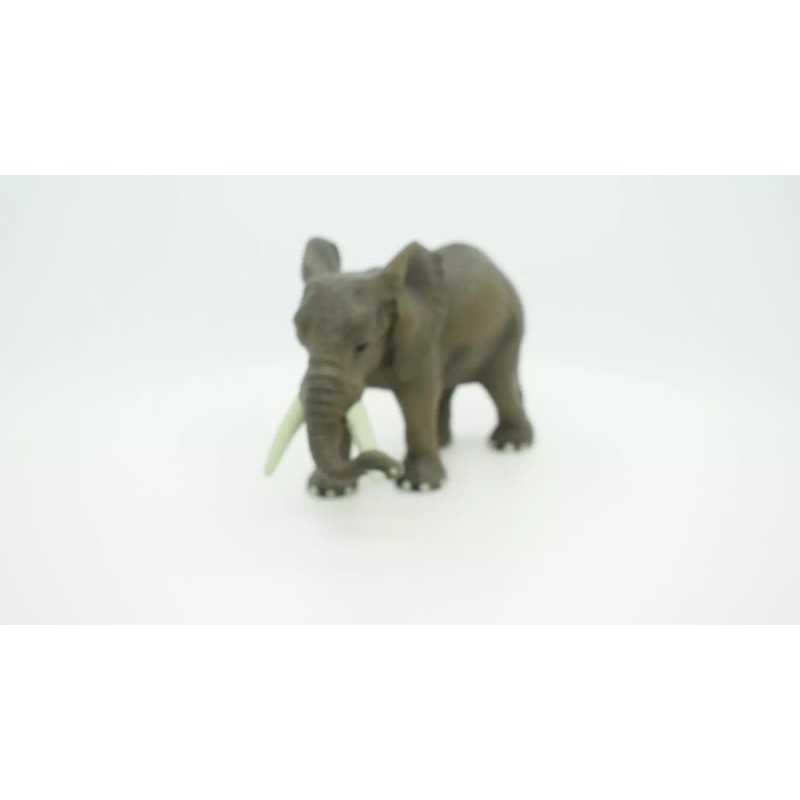 Deshen Du Elephant Toy, African, Model, Figure, Educate, Realistic Rubber