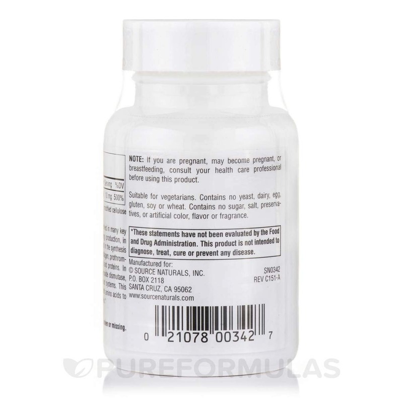 Source Naturals Manganese, Amino Acid Chelate - Supports Energy Production