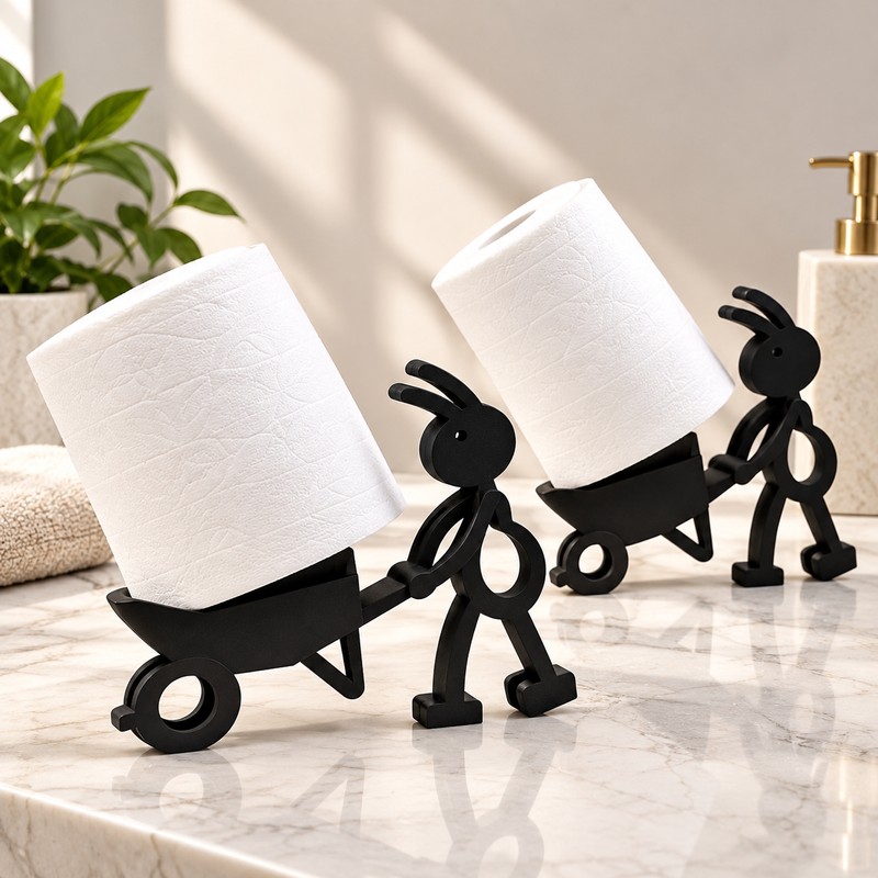 2 Pcs Animal Tissue Roll Holder for Everyday Storage –