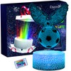 UneedMe Football 3D 7 Colours Night Light with Touch Switch