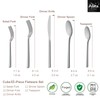 Alata Cube 65-Piece Forged Stainless Steel Flatware Set Cutlery Set