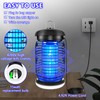 LUOJIBIE Bug Zapper Outdoor, Mosquito Zapper with LED Light, Fly