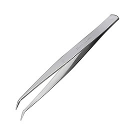 Anex Stainless Steel Tweezers, Curved Tip, AA Type, 150mm, No.128