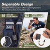 Ribbonlic 4 Pcs Rangefinder Tether Retractable Lanyard Coiled Tether Strap