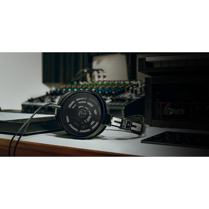 Audio-Technica ATH-R30x Open-Back Reference Headphones with Full-Sized Hard Headphone Case