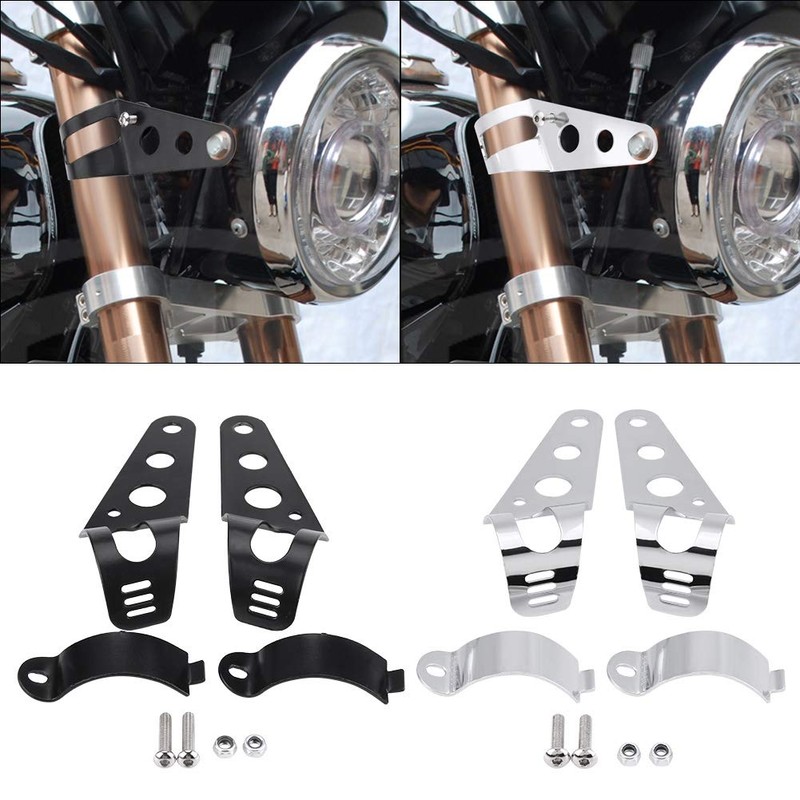 KIMISS Fork Headlight Mount, 35-43mm Motorcycle Headlight Mount, Fork Tube