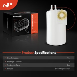 A-Premium Engine Coolant Overflow Recovery Reservoir Tank [with Cap] Compatible with Hummer H1
