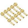 PATIKIL 8mm Tube OD Brass Compression Sleeves Ferrules, 20 Pack