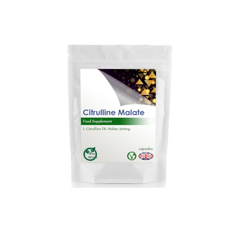 L-Citrulline DL-Malate 500mg Capsules | Muscle Performance and Recovery |