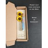 Hochzeitsgeschenk Reagenzglas Holz – Geldgeschenk Handmade Deutschland Rustikal Deko Sunflower