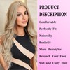 Geogroket Long Wavy Wig for Women Middle Part Wavy Charming
