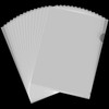 30 Packs Plastic Folders Clear Plastic Wallets A4 Plastic Sleeves,