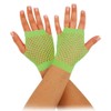 Vibrant Neon Pink Short Fishnet Gloves (1 Pair) - Perfect